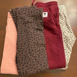 LOT of 4 H&M girls leggings/pants